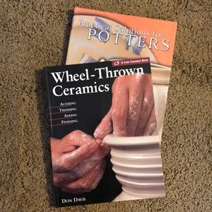 Wheelthrown and hand built Pottery making books